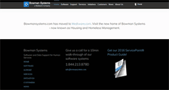 Desktop Screenshot of bowmansystems.com